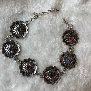 Concho Design Link Bracelet‎